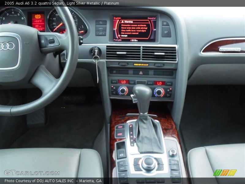 Light Silver Metallic / Platinum 2005 Audi A6 3.2 quattro Sedan