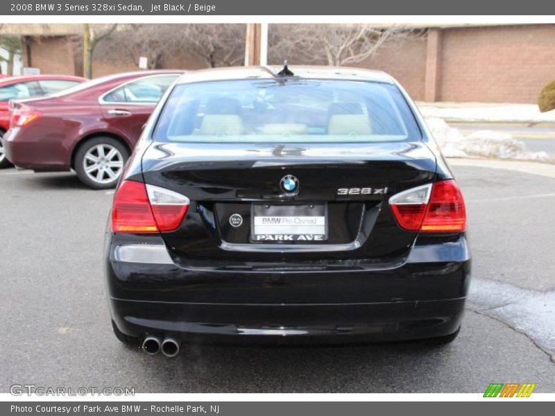 Jet Black / Beige 2008 BMW 3 Series 328xi Sedan
