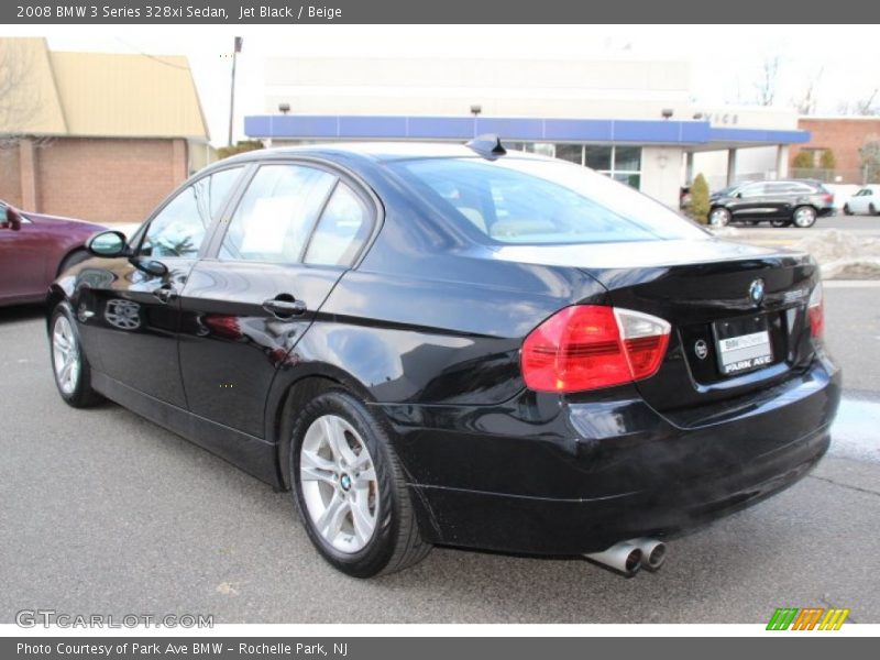 Jet Black / Beige 2008 BMW 3 Series 328xi Sedan