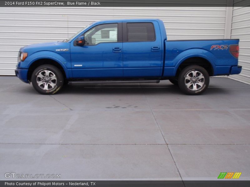 Blue Flame / Black 2014 Ford F150 FX2 SuperCrew
