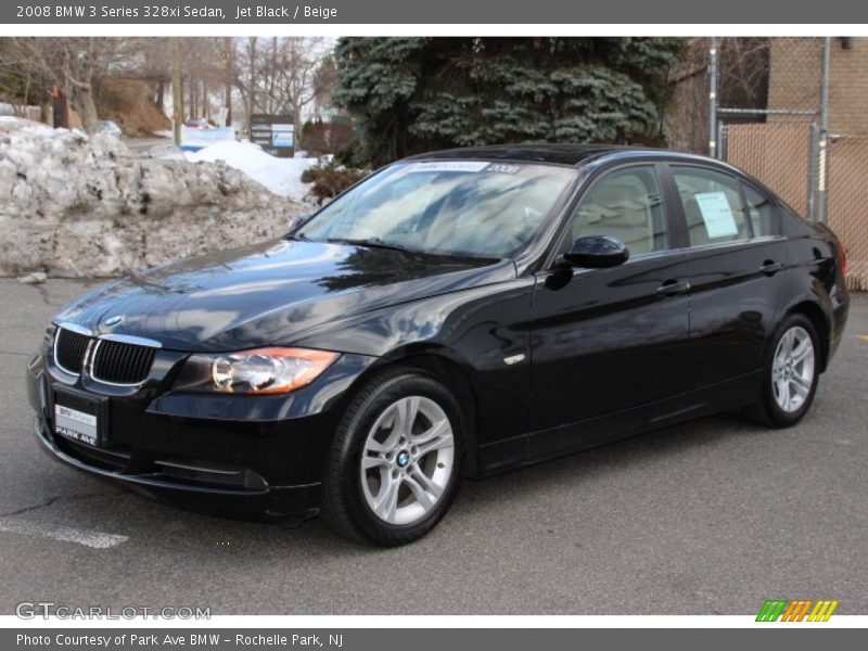 Jet Black / Beige 2008 BMW 3 Series 328xi Sedan