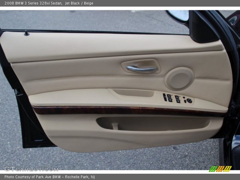 Jet Black / Beige 2008 BMW 3 Series 328xi Sedan