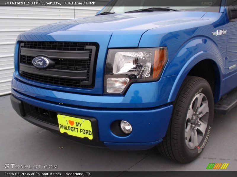 Blue Flame / Black 2014 Ford F150 FX2 SuperCrew