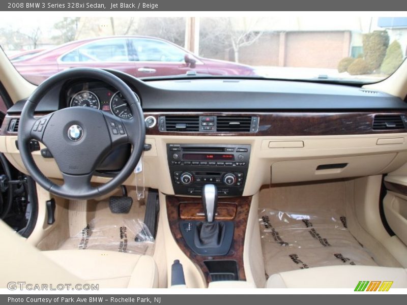 Jet Black / Beige 2008 BMW 3 Series 328xi Sedan