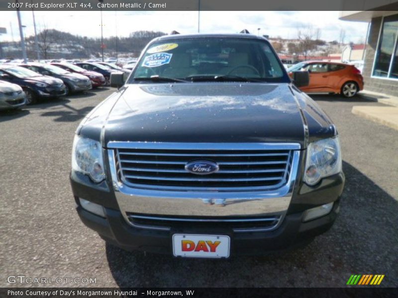 Carbon Metallic / Camel 2007 Ford Explorer XLT 4x4