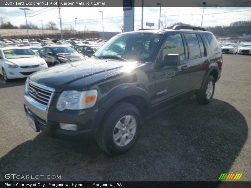 Carbon Metallic / Camel 2007 Ford Explorer XLT 4x4