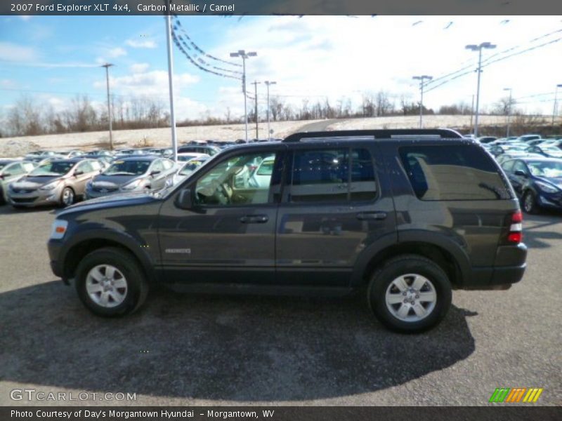 Carbon Metallic / Camel 2007 Ford Explorer XLT 4x4