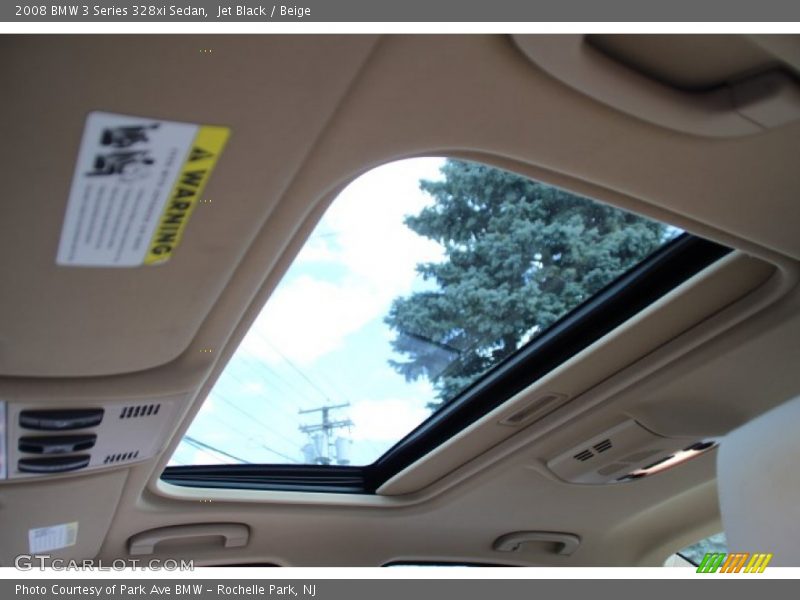 Jet Black / Beige 2008 BMW 3 Series 328xi Sedan