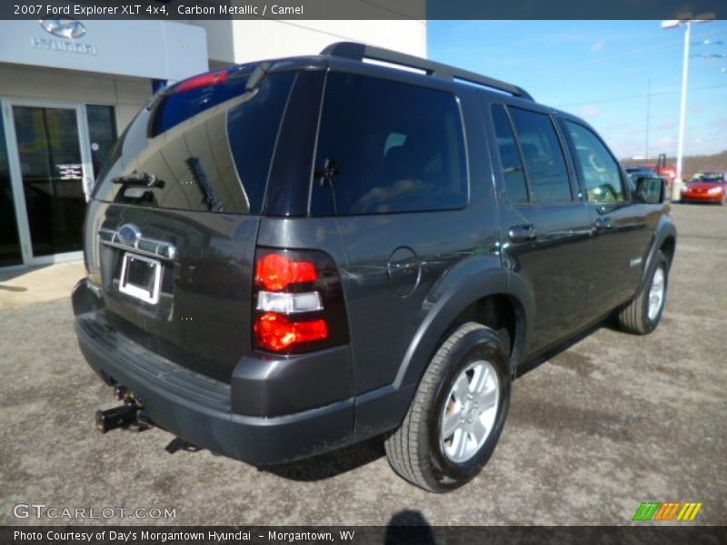 Carbon Metallic / Camel 2007 Ford Explorer XLT 4x4