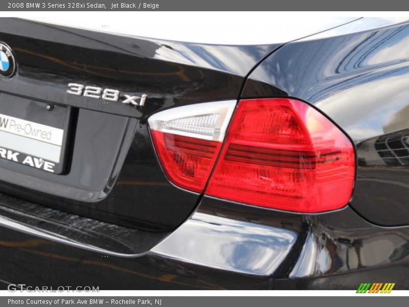Jet Black / Beige 2008 BMW 3 Series 328xi Sedan