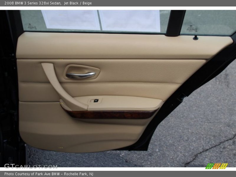 Jet Black / Beige 2008 BMW 3 Series 328xi Sedan