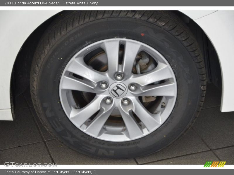 Taffeta White / Ivory 2011 Honda Accord LX-P Sedan