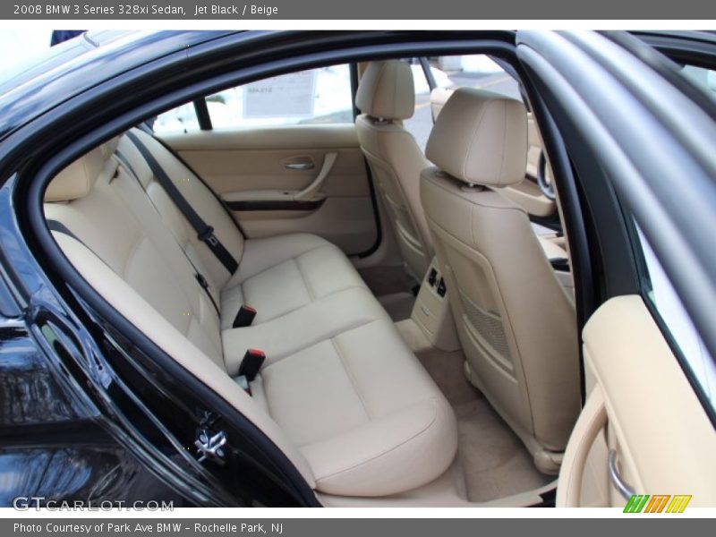 Jet Black / Beige 2008 BMW 3 Series 328xi Sedan