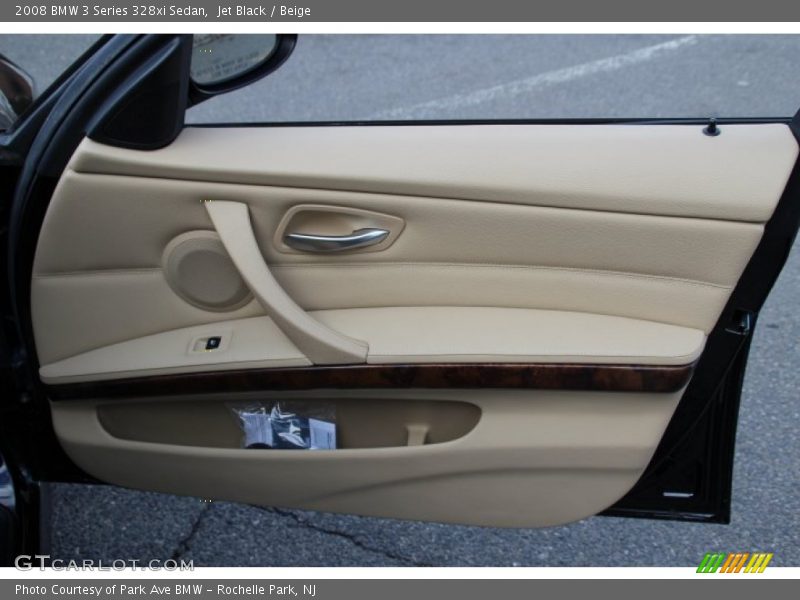 Jet Black / Beige 2008 BMW 3 Series 328xi Sedan