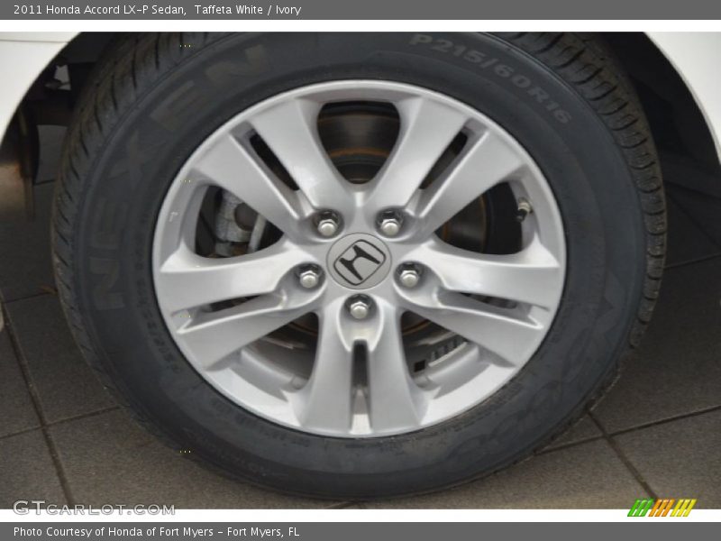 Taffeta White / Ivory 2011 Honda Accord LX-P Sedan