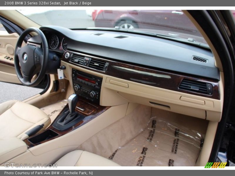Jet Black / Beige 2008 BMW 3 Series 328xi Sedan