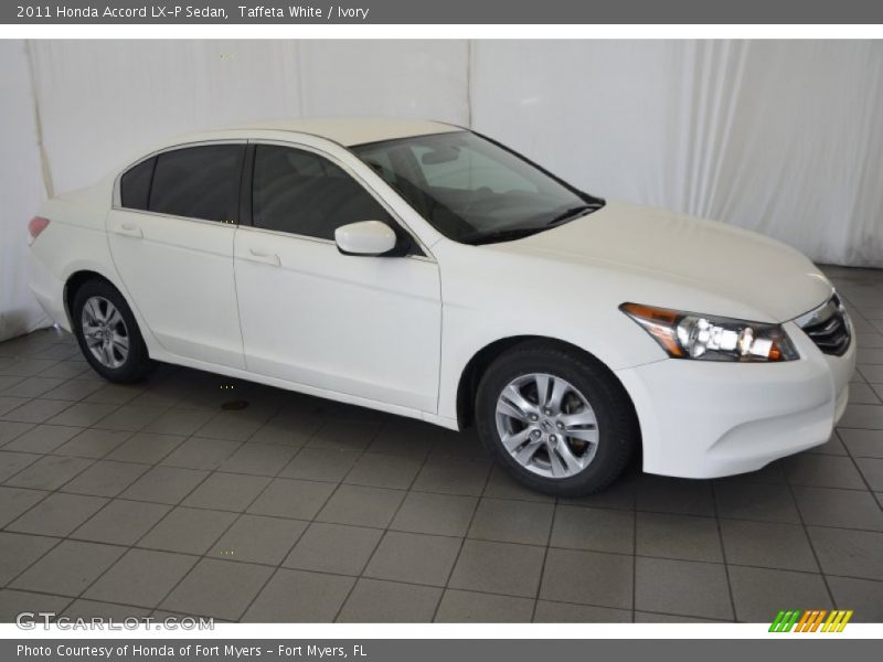 Taffeta White / Ivory 2011 Honda Accord LX-P Sedan