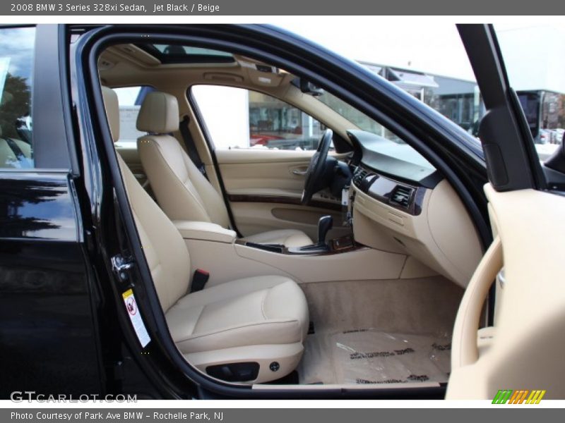 Jet Black / Beige 2008 BMW 3 Series 328xi Sedan