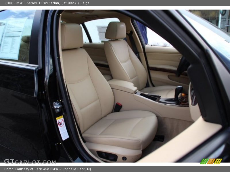 Jet Black / Beige 2008 BMW 3 Series 328xi Sedan