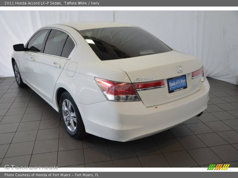 Taffeta White / Ivory 2011 Honda Accord LX-P Sedan