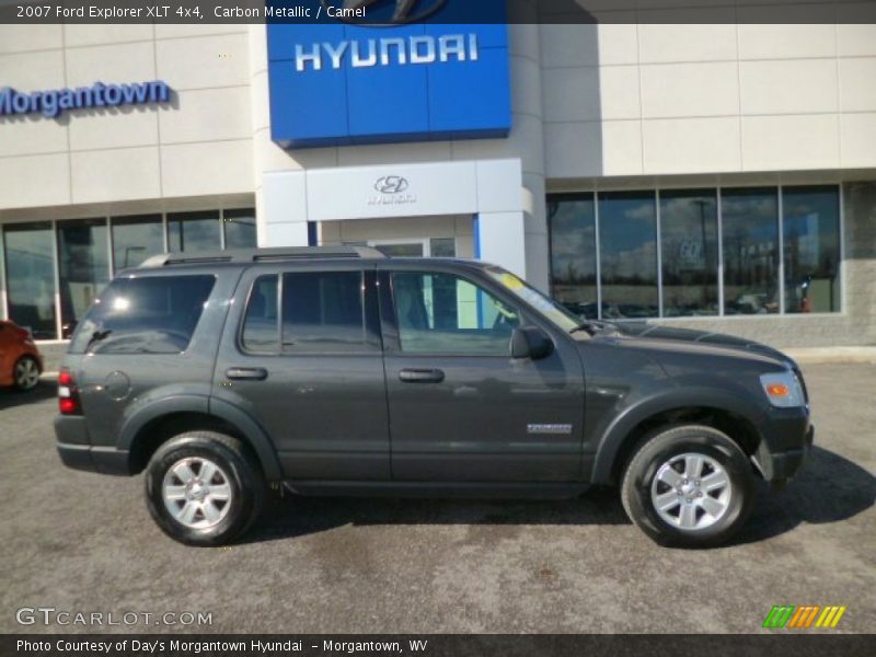 Carbon Metallic / Camel 2007 Ford Explorer XLT 4x4