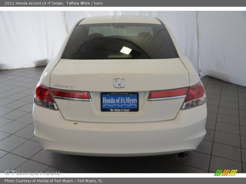 Taffeta White / Ivory 2011 Honda Accord LX-P Sedan