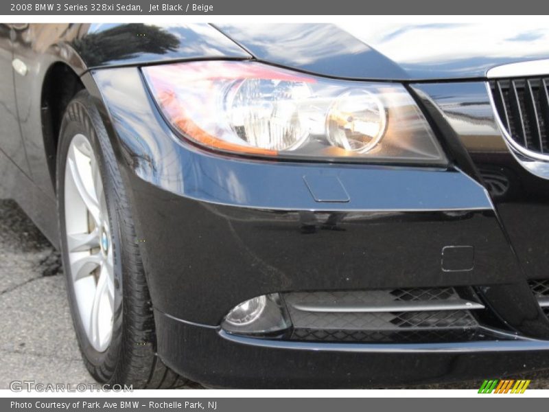 Jet Black / Beige 2008 BMW 3 Series 328xi Sedan