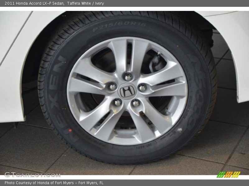 Taffeta White / Ivory 2011 Honda Accord LX-P Sedan