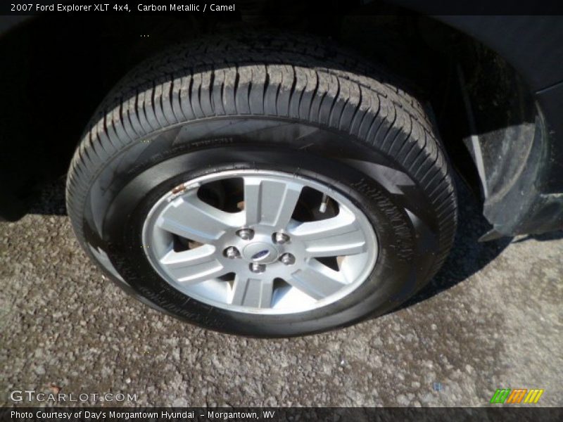 Carbon Metallic / Camel 2007 Ford Explorer XLT 4x4