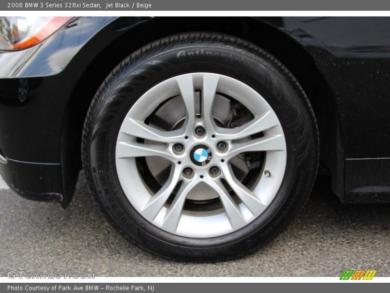 Jet Black / Beige 2008 BMW 3 Series 328xi Sedan
