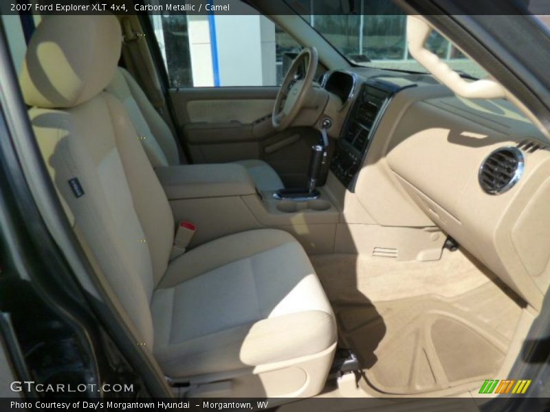 Carbon Metallic / Camel 2007 Ford Explorer XLT 4x4