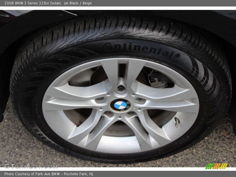 Jet Black / Beige 2008 BMW 3 Series 328xi Sedan