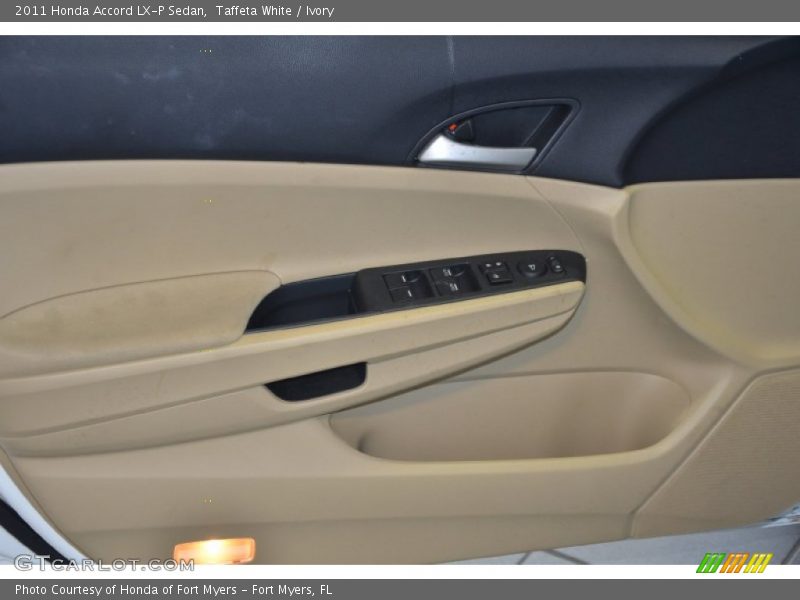 Taffeta White / Ivory 2011 Honda Accord LX-P Sedan