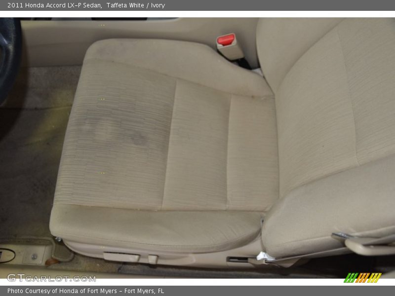 Taffeta White / Ivory 2011 Honda Accord LX-P Sedan