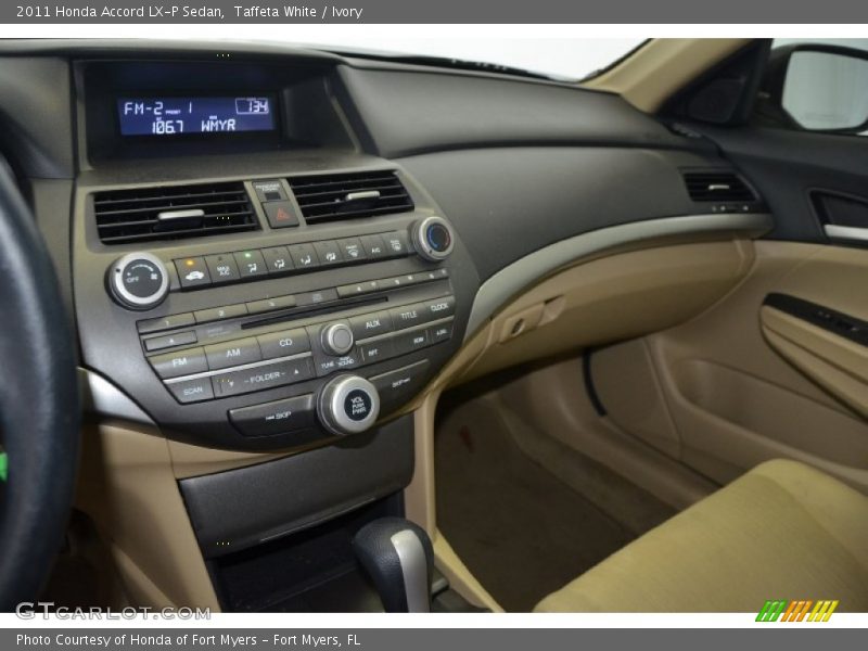 Taffeta White / Ivory 2011 Honda Accord LX-P Sedan