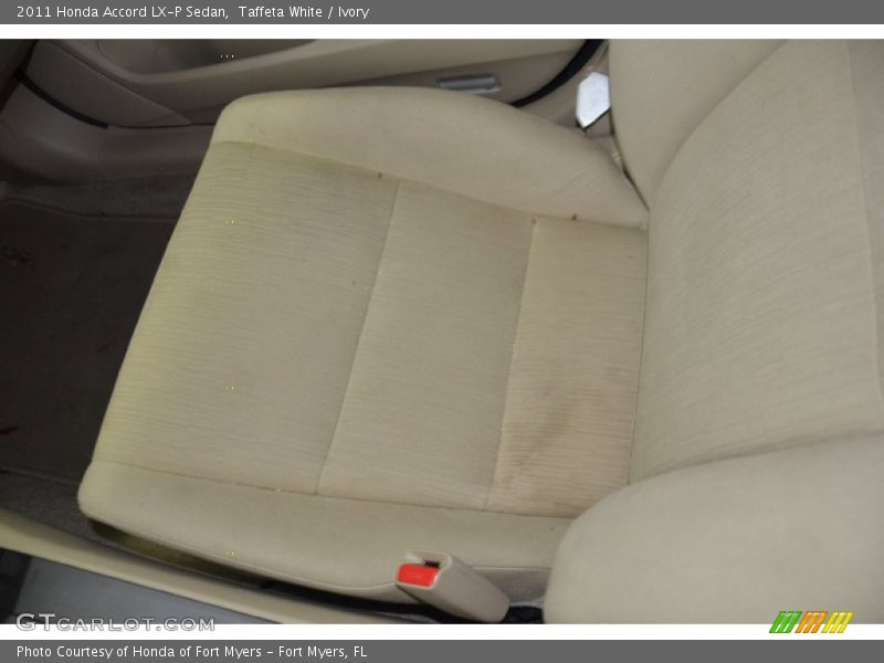 Taffeta White / Ivory 2011 Honda Accord LX-P Sedan