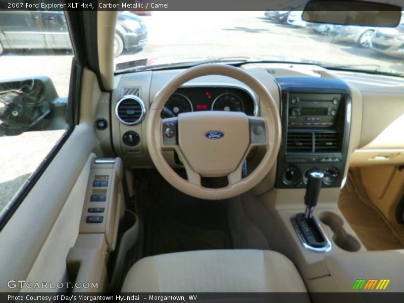 Carbon Metallic / Camel 2007 Ford Explorer XLT 4x4
