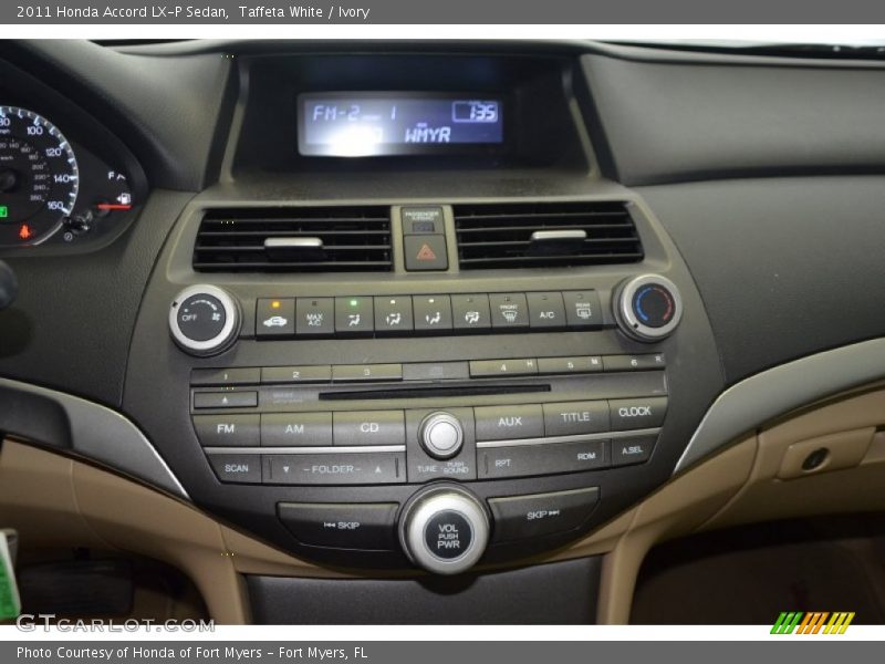 Taffeta White / Ivory 2011 Honda Accord LX-P Sedan