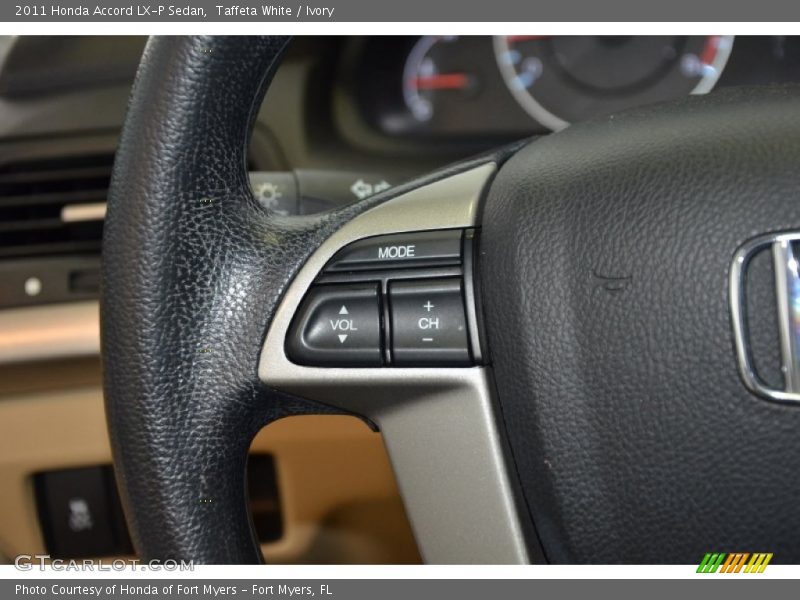 Taffeta White / Ivory 2011 Honda Accord LX-P Sedan