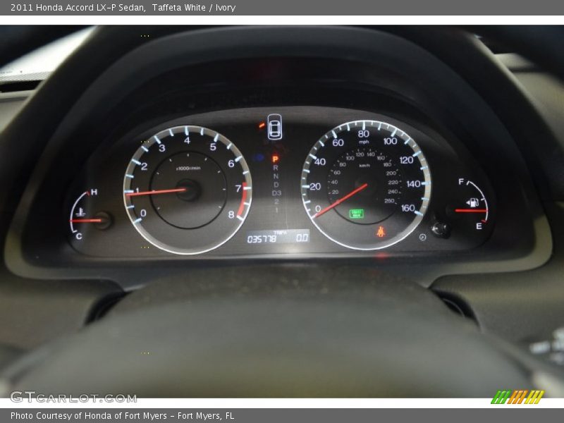 Taffeta White / Ivory 2011 Honda Accord LX-P Sedan