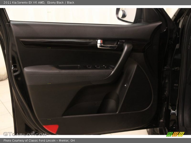 Ebony Black / Black 2011 Kia Sorento EX V6 AWD