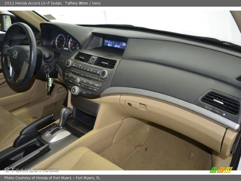 Taffeta White / Ivory 2011 Honda Accord LX-P Sedan