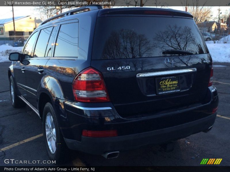 Capri Blue Metallic / Macadamia 2007 Mercedes-Benz GL 450