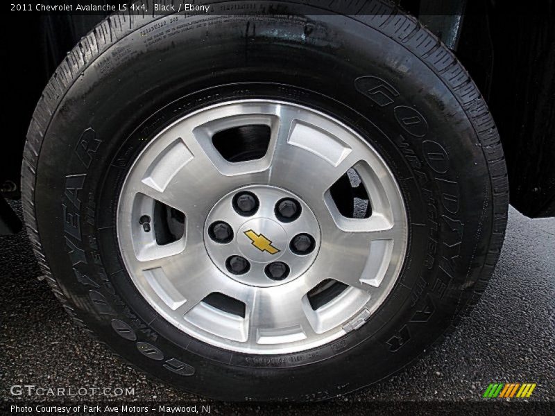 Black / Ebony 2011 Chevrolet Avalanche LS 4x4