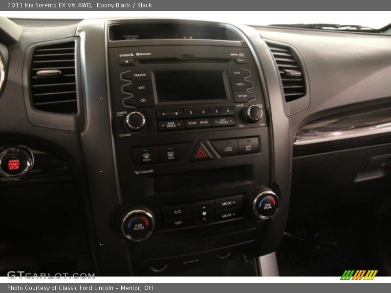 Ebony Black / Black 2011 Kia Sorento EX V6 AWD