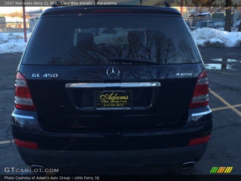 Capri Blue Metallic / Macadamia 2007 Mercedes-Benz GL 450