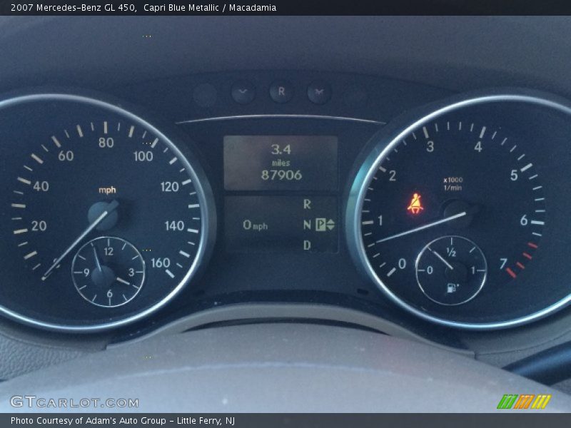 Capri Blue Metallic / Macadamia 2007 Mercedes-Benz GL 450