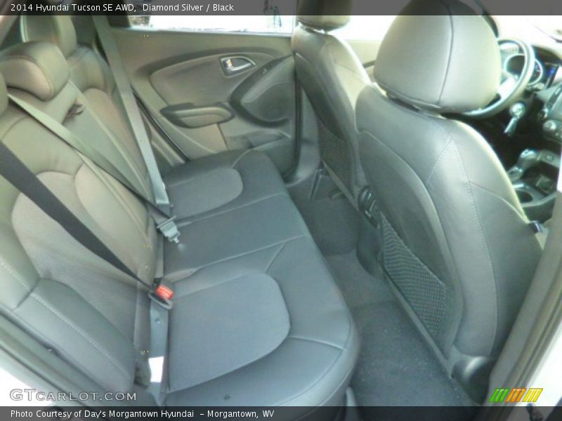 Diamond Silver / Black 2014 Hyundai Tucson SE AWD