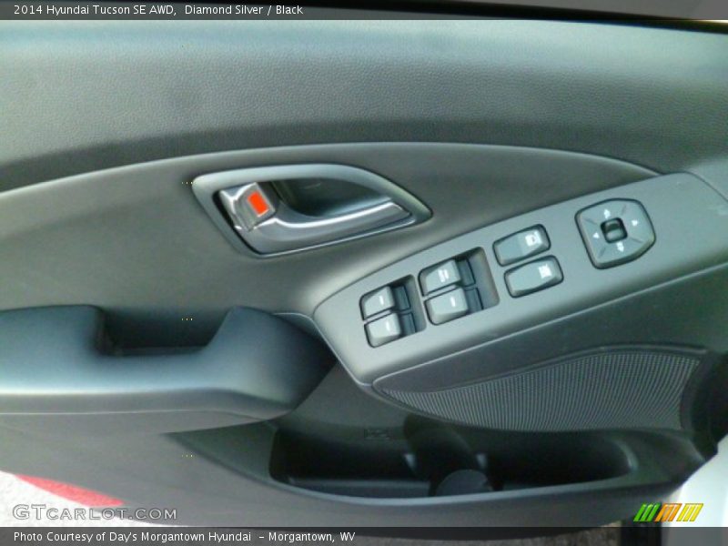 Diamond Silver / Black 2014 Hyundai Tucson SE AWD
