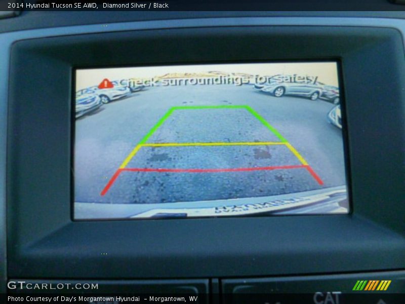 Diamond Silver / Black 2014 Hyundai Tucson SE AWD